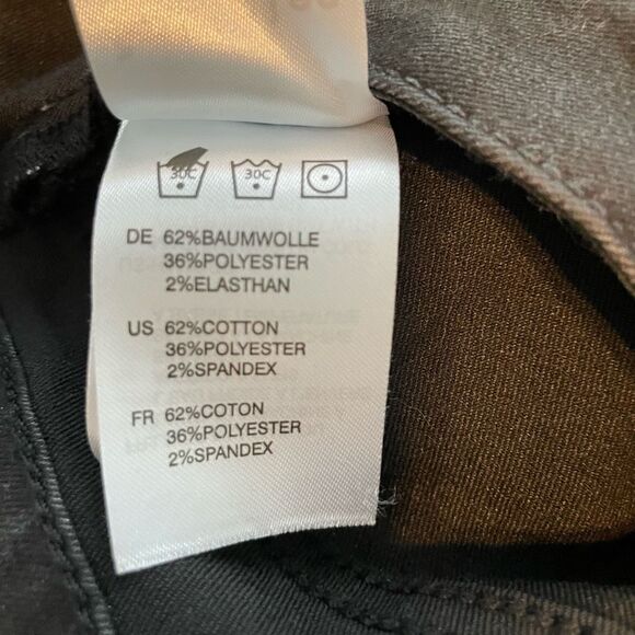 Articles of Society Coated Sarah Skinny Jeans Black Stretch Denim 25 - Picture 9 of 12